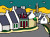 Rue du port de Saint-Pierre à Penmarc'h.