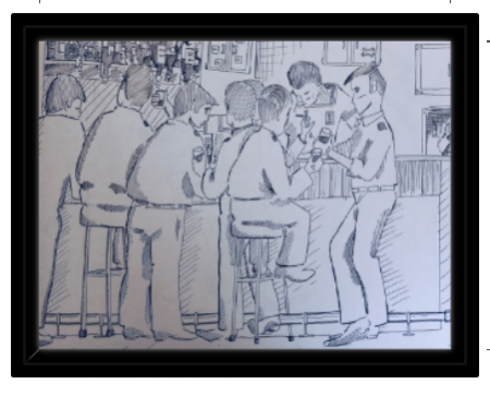 Le bar des élèves.